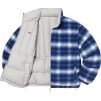 Supreme Flannel Reversible Puffer Jacket (FW22) - Grey