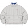 Supreme Flannel Reversible Puffer Jacket (FW22) - Grey