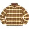 Supreme Flannel Reversible Puffer Jacket (FW22) - Brown