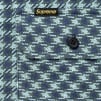 Thumbnail for Houndstooth Flannel Hooded Shirt