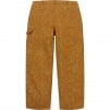 Thumbnail for Script Jacquard Double Knee Denim Painter Pant