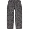 Thumbnail for Script Jacquard Double Knee Denim Painter Pant