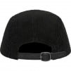 Supreme Corduroy Camp Cap (FW22) - Black