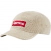 Supreme Corduroy Camp Cap (FW22) - White