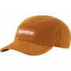 Supreme Corduroy Camp Cap (FW22) - Burnt Orange