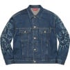 Thumbnail for Shibori Denim Trucker Jacket