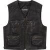 Thumbnail for Patchwork Leather Cargo Vest