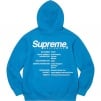 Supreme Worldwide Hooded Sweatshirt (SS23) - Blue