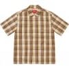 Thumbnail for Metallic Plaid S S Shirt