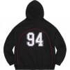 Supreme Boxy Piping Arc Hooded Sweatshirt (SS23) - Black