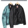 Supreme Supreme blackmeans Painted Leather Motorcycle Jacket (FW23)