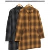 Thumbnail Shadow Plaid Wool Overcoat