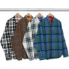 Thumbnail Pile Lined Plaid Flannel Shirt