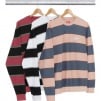 Thumbnail Striped Twill Crewneck