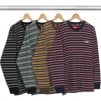 Thumbnail Ribbed Knit Stripe L S Top