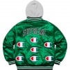 Thumbnail for Supreme Champion Hooded Satin Varsity Jacket