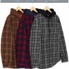 Thumbnail Hooded Plaid Work Shirt