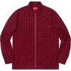 Thumbnail for Houndstooth Flannel Zip Up Shirt