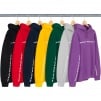 Thumbnail Text Stripe Hooded Sweatshirt