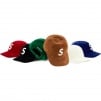 Supreme Velvet S Logo 6-Panel (FW20)