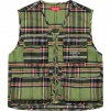 Thumbnail for Tartan Flannel Cargo Vest