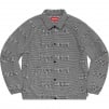 Supreme Houndstooth Logos Snap Front Jacket (FW20)