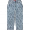 Thumbnail for Monogram Double Knee Denim Painter Pant