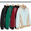 Thumbnail Track Paneled Zip Up Hooded Sweatshirt