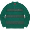 Thumbnail for Knit Stripe L S Polo