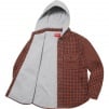 Thumbnail for Houndstooth Flannel Hooded Shirt