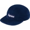 Supreme Corduroy Camp Cap (FW23) - Navy