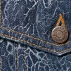 Thumbnail for Crackle Denim Trucker Jacket