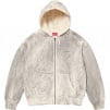 Supreme Crackle Zip Up Hooded Sweatshirt (FW23) - Natural