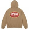 Supreme Crown Hooded Sweatshirt (FW23) - Dark Sand