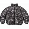 Supreme H.R. Giger Jacquard Down Puffer Jacket (FW23) - Black