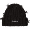 Supreme Hand Tied Beanie (FW23) - Black