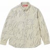 Supreme Handwriting Jacquard Denim Shirt (FW23) - Dirty