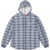 Thumbnail for Hooded Plaid Knit Shirt