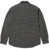 Supreme Houndstooth Plaid Flannel Shirt (FW23) - Black