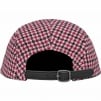 Supreme Houndstooth Wool Camp Cap (FW23) - Pink