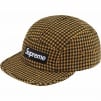 Supreme Houndstooth Wool Camp Cap (FW23) - Yellow