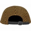 Supreme Houndstooth Wool Camp Cap (FW23) - Yellow