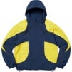 Thumbnail for Logo Piping Hooded Track Jacket