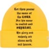 Supreme New Era Psalm Beanie (FW23) - Yellow