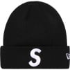 Thumbnail for New Era S Logo Beanie