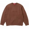 Supreme Pilled Sweater (FW23) - Brown