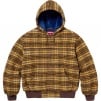 Thumbnail for Plaid Wool Hooded Work Jacket