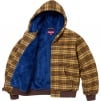 Thumbnail for Plaid Wool Hooded Work Jacket