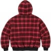 Thumbnail for Plaid Wool Hooded Work Jacket