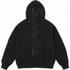 Thumbnail for Satin Appliqué Hooded Sweatshirt